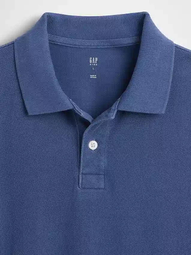 Kinder-Piqué-Poloshirt