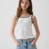 Kinder-Pointelle-Tanktop