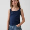 Kinder-Pointelle-Tanktop