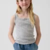Kinder-Pointelle-Tanktop