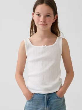 Kinder-Pointelle-Tanktop