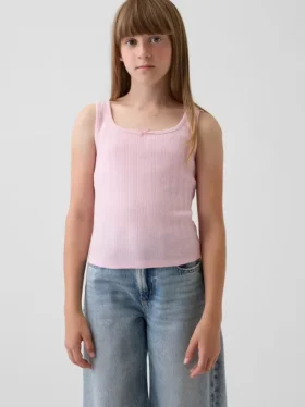 Kinder-Pointelle-Tanktop