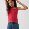 Kinder-Pointelle-Tanktop