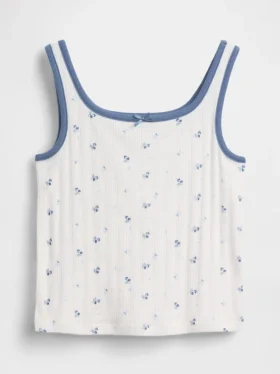 Kinder-Pointelle-Tanktop