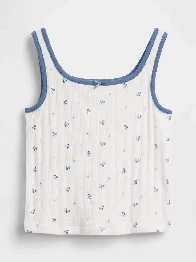 Kinder-Pointelle-Tanktop