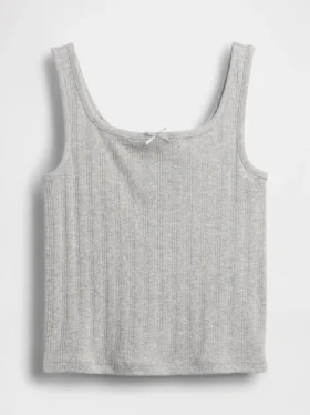 Kinder-Pointelle-Tanktop