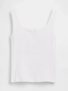 Kinder-Pointelle-Tanktop