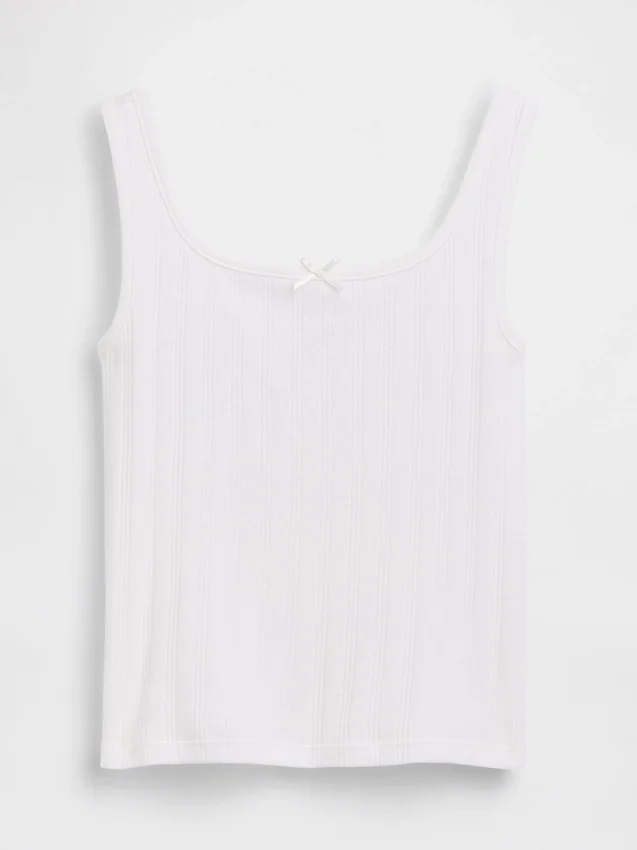 Kinder-Pointelle-Tanktop