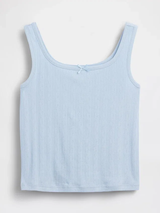 Kinder-Pointelle-Tanktop