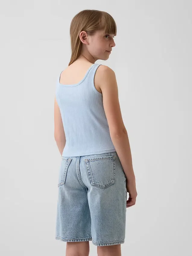 Kinder-Pointelle-Tanktop