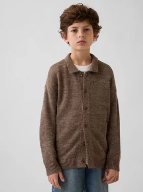 Kinder-Polo-Pullover in lockerer Passform