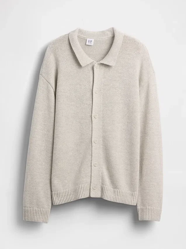 Kinder-Polo-Pullover in lockerer Passform