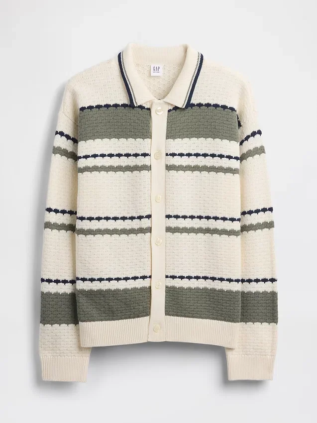 Kinder-Polo-Pullover in lockerer Passform