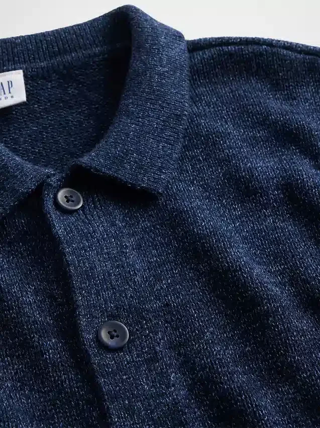 Kinder-Polo-Pullover in lockerer Passform
