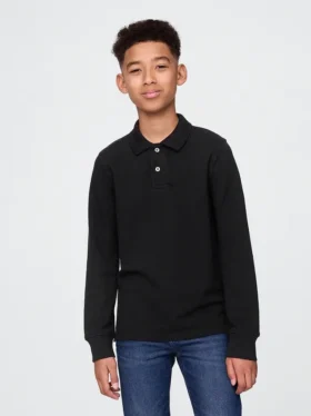 Kinder-Poloshirt aus Bio-Baumwolle