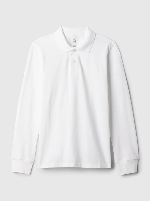 Kinder-Poloshirt aus Bio-Baumwolle