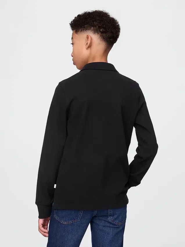 Kinder-Poloshirt aus Bio-Baumwolle