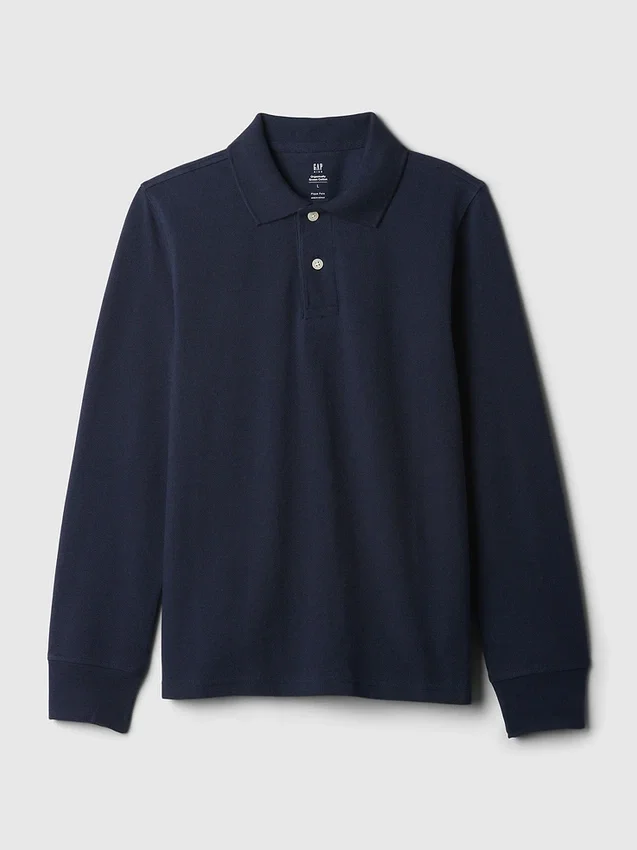 Kinder-Poloshirt aus Bio-Baumwolle