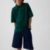 Kinder-Poloshirt aus Piqué mit lockerer Passform