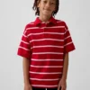 Kinder-Poloshirt aus Piqué mit lockerer Passform