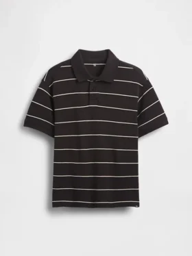 Kinder-Poloshirt aus Piqué mit lockerer Passform