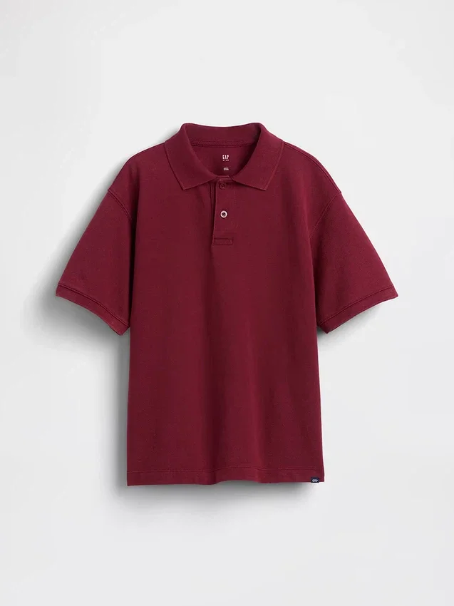Kinder-Poloshirt aus Piqué mit lockerer Passform