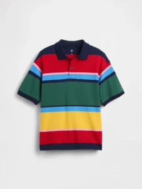 Kinder-Poloshirt aus Piqué mit lockerer Passform