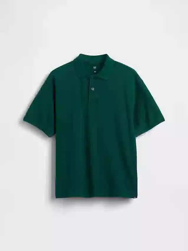 Kinder-Poloshirt aus Piqué mit lockerer Passform