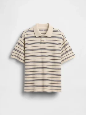 Kinder-Poloshirt aus Piqué mit lockerer Passform