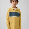 Kinder-Poloshirt aus schwerem Stoff in lockerer Passform