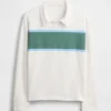 Kinder-Poloshirt aus schwerem Stoff in lockerer Passform