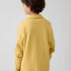 Kinder-Poloshirt aus schwerem Stoff in lockerer Passform