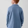 Kinder-Poloshirt aus schwerem Stoff in lockerer Passform