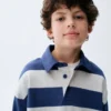 Kinder-Poloshirt aus schwerem Stoff in lockerer Passform