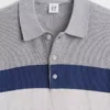 Kinder-Poloshirt mit Streifen in lockerer Passform