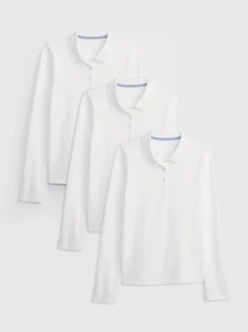 Kinder-Poloshirts im Uniform-Stil (3er-Pack)