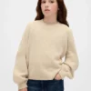 Kinder-Pullover „CashSoft“ mit Rundhalsausschnitt