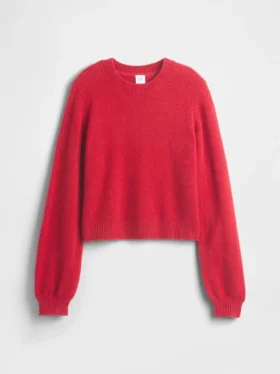 Kinder-Pullover „CashSoft“ mit Rundhalsausschnitt