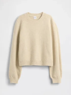 Kinder-Pullover „CashSoft“ mit Rundhalsausschnitt