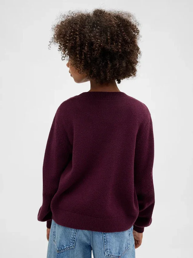 Kinder-Pullover „CashSoft“ mit Rundhalsausschnitt