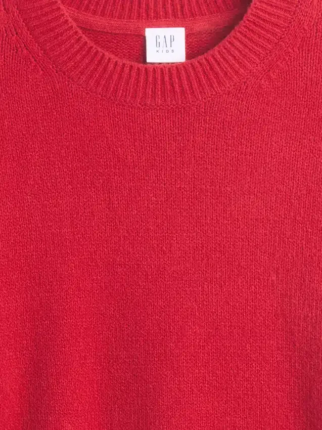 Kinder-Pullover „CashSoft“ mit Rundhalsausschnitt