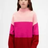 Kinder-Pullover „CashSoft Stripe“ in Tunika-Länge