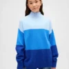 Kinder-Pullover „CashSoft Stripe“ in Tunika-Länge