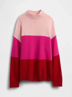 Kinder-Pullover „CashSoft Stripe“ in Tunika-Länge