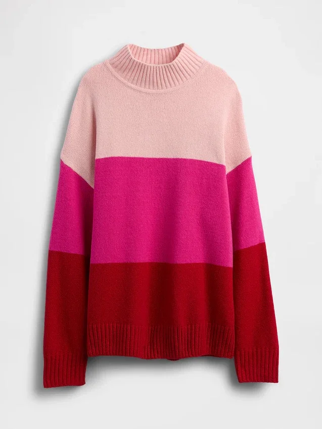 Kinder-Pullover „CashSoft Stripe“ in Tunika-Länge