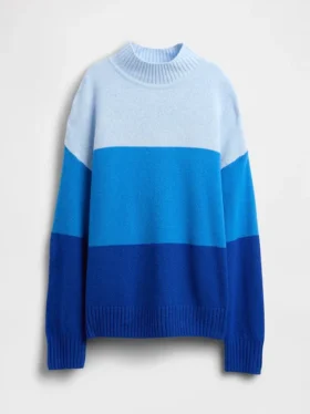 Kinder-Pullover „CashSoft Stripe“ in Tunika-Länge