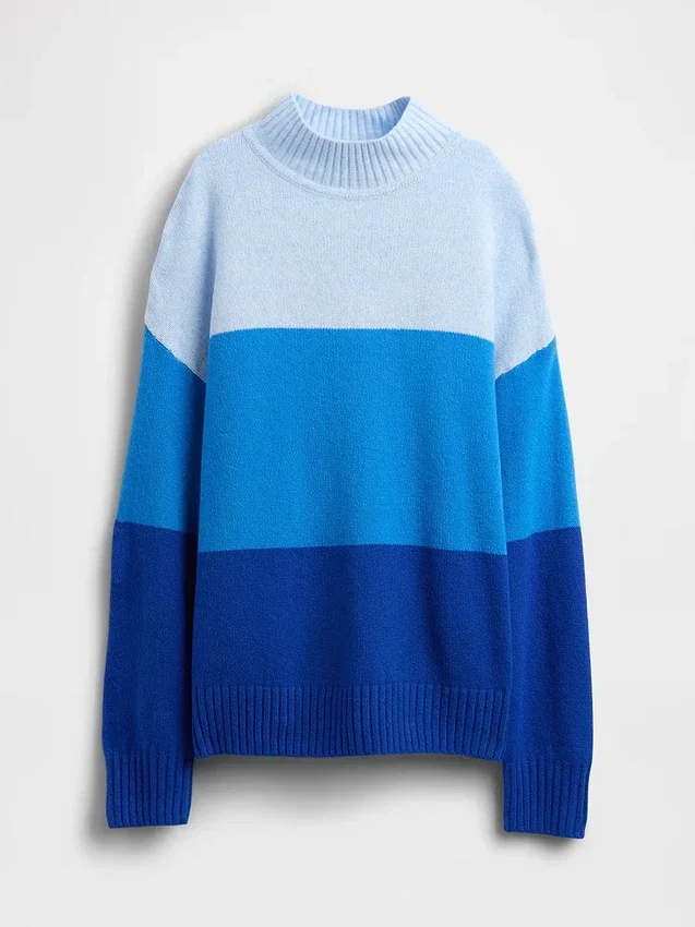 Kinder-Pullover „CashSoft Stripe“ in Tunika-Länge
