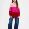 Kinder-Pullover „CashSoft Stripe“ in Tunika-Länge