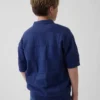 Kinder-Pullover-Hemd mit Johnny-Kragen und Karomuster