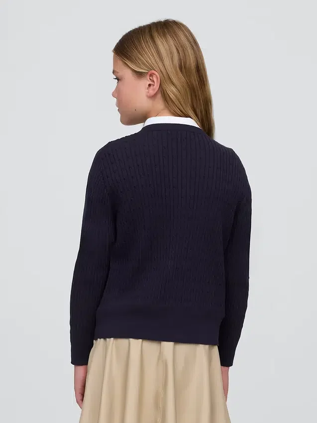 Kinder-Pullover im Uniform-Stil